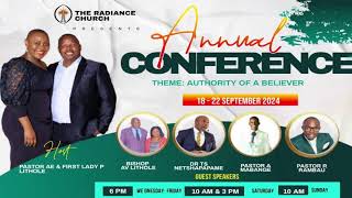 RADIANCE ANNUAL CONFERENCE EVENING DAY 4 WITH PastorAmen Mabange [upl. by Charissa]