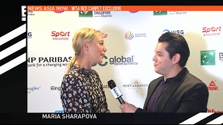 WTA Red Carpet Exclusive  E News Asia  E [upl. by Jami]