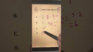 Digital SAT Solving Equations with Fractions maths  Tricksmathstricks shortsvideo education [upl. by Eniawed]