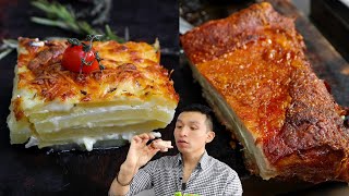 Cocina en un Toque Chancho al Horno con Pastel de Papa  Cocina Fácil [upl. by Aggri]