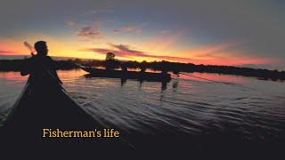 Sunset at Tonle Sap For Relaxing and discussing how life would be and the way pretending to be good [upl. by Netneuq868]