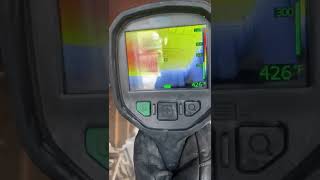 Live burn training in Woodale on 31022 Demonstration of Thermal Imaging Camera TIC view point [upl. by Budwig]