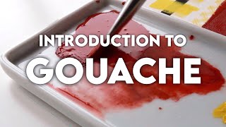 INTRODUCTION TO GOUACHE  A Beginners Guide  Materials Blending Techniques and more [upl. by Shiau]