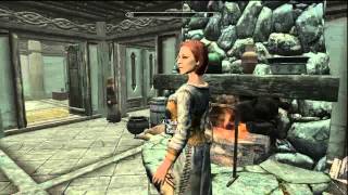 Skyrim Hearthfire DLC My house tour [upl. by Nevins]