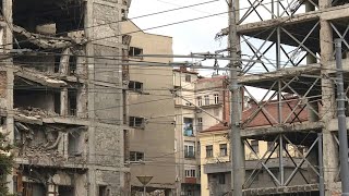 Serbians angry at Trump family deal for site of NATO bombing  AFP [upl. by Leacim609]