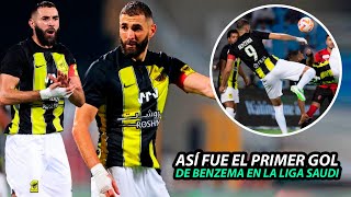 Así FUE el PRIMER GOL de KARIM BENZEMA en la LIGA SAUDI con el ITIHAD  ¿PORQUÉ NO DEBUTA NEYMAR [upl. by Nadia]