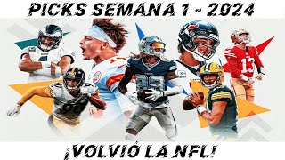 Picks y pronósticos semana 1 NFL 2024 [upl. by Bern820]