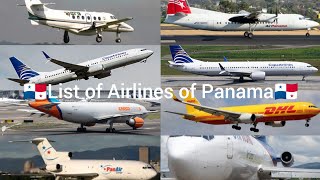 List of Airlines of Panama  Aviation BD [upl. by Esinned924]