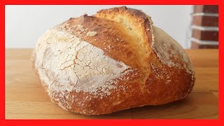 🔴Cómo hacer PAN CASERO FÁCIL Y RÁPIDO🥖 con harina común  3 Ingredientes [upl. by Gabrielson]