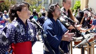 Tanko Bushi by Ensohza Minyoshu at the Buddhist Church of SF Obon Festival [upl. by Hailahk]