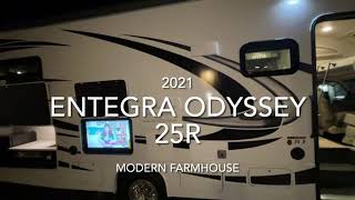 2021 Odyssey Entegra 25r modern farmhouse [upl. by Anipsed637]