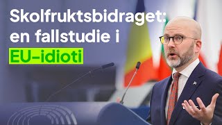 Skolfruktsbidraget en fallstudie i EUidioti [upl. by Aicirtal]