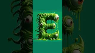 Alphabet E Monster alphabet alphabetlore [upl. by Drarig]