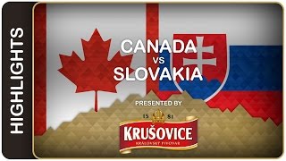 Canada continues to roll  CanadaSlovakia HL  IIHFWorlds 2016 [upl. by Nicko]