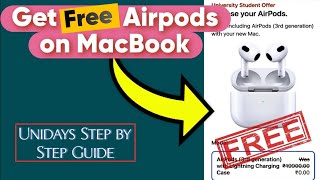 How to get Free Airpods on MacBook  Apple back to school 2024 offer [upl. by Arhoz]