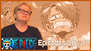 Sanjis Backstory Is A Masterpiece  Grandmas Reaction To One Piece Episode 26 and 27 [upl. by Pacifica238]