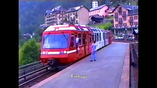 RD21655vid Mont Blanc Express  Martigny to Chamonix [upl. by Irvine]