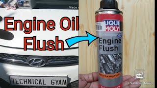 How to flush engine oil with liqui moly engine flushHow to flush hyundai i10 engine oil [upl. by Balfour444]