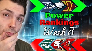 Week 8 NFL POWER Rankings UPDATED Standings for ALL 32 Teams [upl. by Liane]