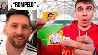 MESSI DECIDE si ROMPO mi CROMO EXCLUSIVO [upl. by Aimik]