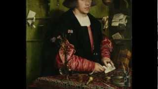 Holbein the Younger the Merchant Georg Gisze [upl. by Tonl]