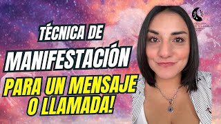 📱Manifiesta un mensaje de texto📱✅leydeatraccion manifestacion [upl. by Cobby]