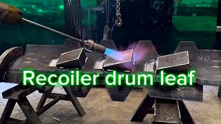 Recoiler drum leaf [upl. by Nnaytsirk]