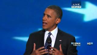 President Obama Acceptance Speech at 2012 Democratic National Convention CSPAN  Full Speech [upl. by Atilrep]