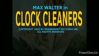 Max Walter In Clock Cleaners 1942 Original Titles Recreation [upl. by Eenej848]