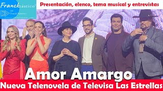 AMOR AMARGO NUEVAS TELENOVELAS DE TELEVISA 2024 EXCLUSIVAS ELENCO Y MUSICAL DANIELA ROMO TODO AQUÍ 👇 [upl. by Nele]