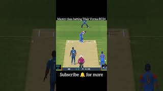 Master class batting Tilak Verma RC24 😎realcricket24 cricket realcricketnewupdate [upl. by Leur237]