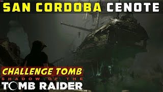 San Cordoba Challenge Tomb Ship Puzzle Cenote – SHADOW OF THE TOMB RAIDER [upl. by Nayve]