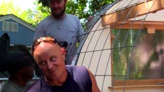 Building a Conestoga hut June 1 2013 [upl. by Nyletac103]