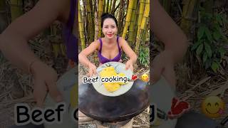 Cooking beef with butter and vegetables recipe food adventure cooking mukbang [upl. by Lanita]