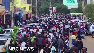 Police in Kenya respond to protests over controversial tax bill [upl. by Brad]