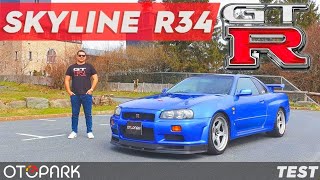 Nissan Skyline R34 GTR  300000 Abone Özel  TEST [upl. by Valina765]