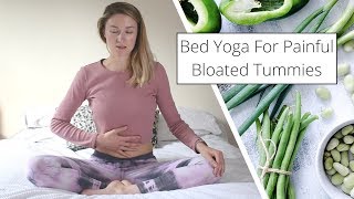 Bedtime Yoga For An Upset Tummy 😴 IBS Painful IBS Bloating [upl. by Antrim]