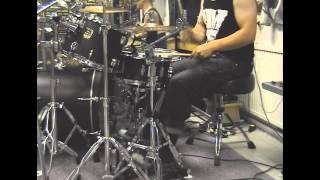 Patrik Fält  Dark Funeral  Vobiscum Satanas drum cover [upl. by Loseff659]