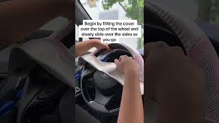 How to Install a Steering Wheel Cover Like a Pro 🚗💪 Easy StepbyStep Guide [upl. by Sharos]