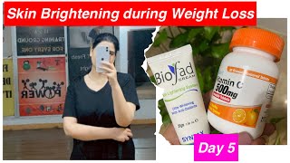 Skin Brightening during Weight Loss What I eat in a day to lose weight  Aleezay ReviewsDaily Vlog [upl. by Adnuhsed]