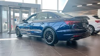 NEW 2024 Audi A4 Quattro Progressiv Trim in Navarra Blue [upl. by Puttergill]