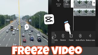 How to use freeze video effect in capcut [upl. by Kunz]