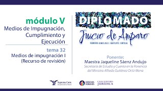 Jueves 9 de junio de 2022 Diplomado quotJuicio de Amparoquot edición 2022 Módulo IV [upl. by Lednahs]