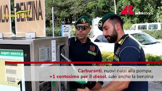 Carburanti gli aumenti dei prezzi benzina e diesel in Italia [upl. by Relluf299]