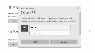 How To Set A Windows 10 Pin Code [upl. by Argyle177]