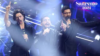 Sanremo 2024  Il Volo canta quotCapolavoroquot [upl. by Bokaj717]