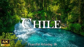 FLYING OVER CHILE 4K UHD Amazing Beautiful Nature amp Relaxing Music [upl. by Gregson]