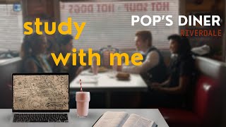 Study like Betty Cooper at Pops Diner  Riverdale [upl. by Ahsilif]