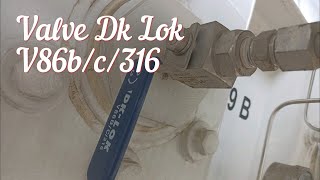 Valve Dk Lok V86bc316 [upl. by Heath]