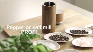 Pepper or salt mill PROFI by AdHoc MP52 [upl. by Yentyrb995]